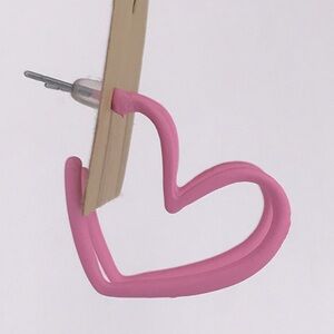 Heart Hoop Earrings